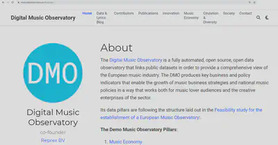 Join our [Digital Music Observatory](https://music.dataobservatory.eu/) as a user, curator, developer or help building our business case.