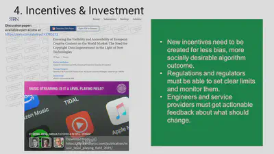 Incentives and investments into metadata